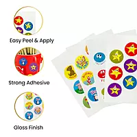 Pack of 27 Motivational Blobs 24mm Round Self-Adhesive Labels