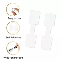 Pack of 576 White Jewellery Labels 10x38mm