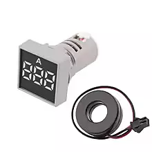 Smidnya Square Indicator Ammeter AC 0~100A White – Industrial Panel Meter for Pan India Use