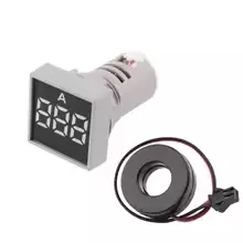 Smidnya Square Indicator Ammeter AC 0~100A White – Industrial Panel Meter for Pan India Use