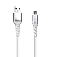 Champion Micro USB 3Amp Data Sync & Charging Cable Metal 1M for all Android & Micro USB Devices
