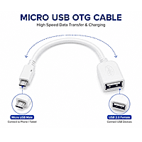 USB OTG Cable, Adapter, Connector, Fast Charging, Data Transfer, Compatible with Laptops, Tablets, Smartphone and Chargers USB OTG Cable, Adapter, Connector, Fast Charging, Data Transfer, Compatible with Laptops, Tablets, Smartphone and Chargers