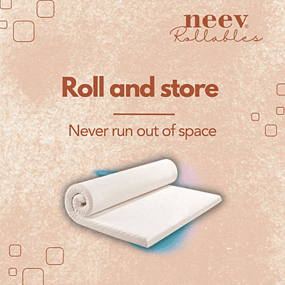 Neev 2 Inches Hypersensitive Foam Rollable Topper Neev 2 Inches Hypersensitive Foam Rollable Topper