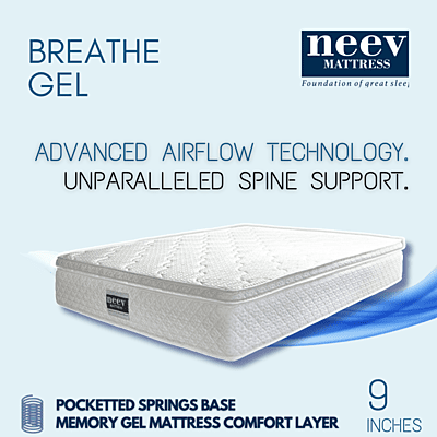 Neev 9 Inches Cool Gel Mattress Neev 9 Inches Cool Gel Mattress