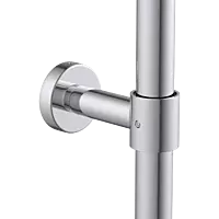SHA-101 Exposed Shower Pipe for Bath & Shower Mixer Round Shape with Provision to Adjust Height & Sliding Holder for Hand Shower