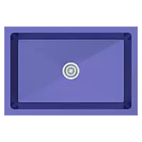 ST-06 30" x 18" x 9" Inch Hand Made Single Bowl Kitchen Sink - Stainless Steel 304