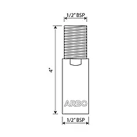 AC-30 Brass Extention Nipple 4"Inch