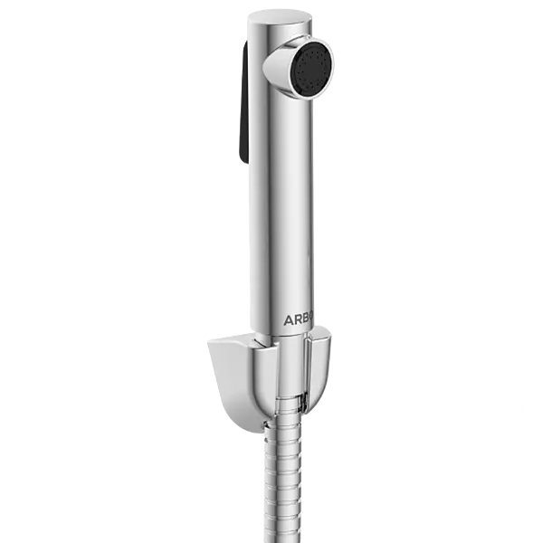 HF-13 ABS Round Health Faucet With Hook & 1.2 Mtr. S.S. Tube