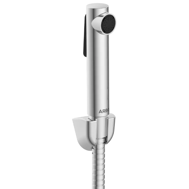 HF-13 ABS Round Health Faucet With Hook & 1.2 Mtr. S.S. Tube