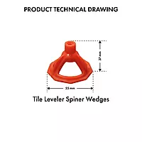SWD Screw Tile Levelling Wedges (100 Pcs pkt.)