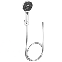 MFS-10 Three Function Hand Shower, Shower Tube With Hook Set
