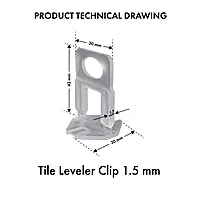 1.5MMCLIP-50PCS ARBO Tile Levelling Clip 1.5mm (50 Pcs/Pack)