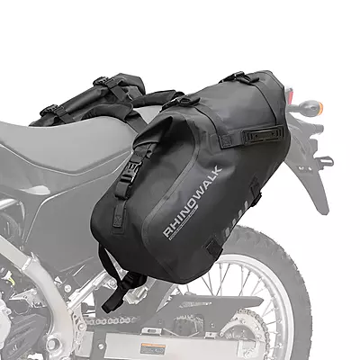 Rhinowalk Waterproof Motorcycle Pannier Side Bag 18/28/48L - Pair/Rackless Rhinowalk Waterproof Motorcycle Pannier Side Bag 18/28/48L - Pair/Rackless