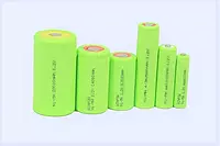 10000mAh 1.2V Size-D Cell Ni-MH Rechargeable Battery with Button Top