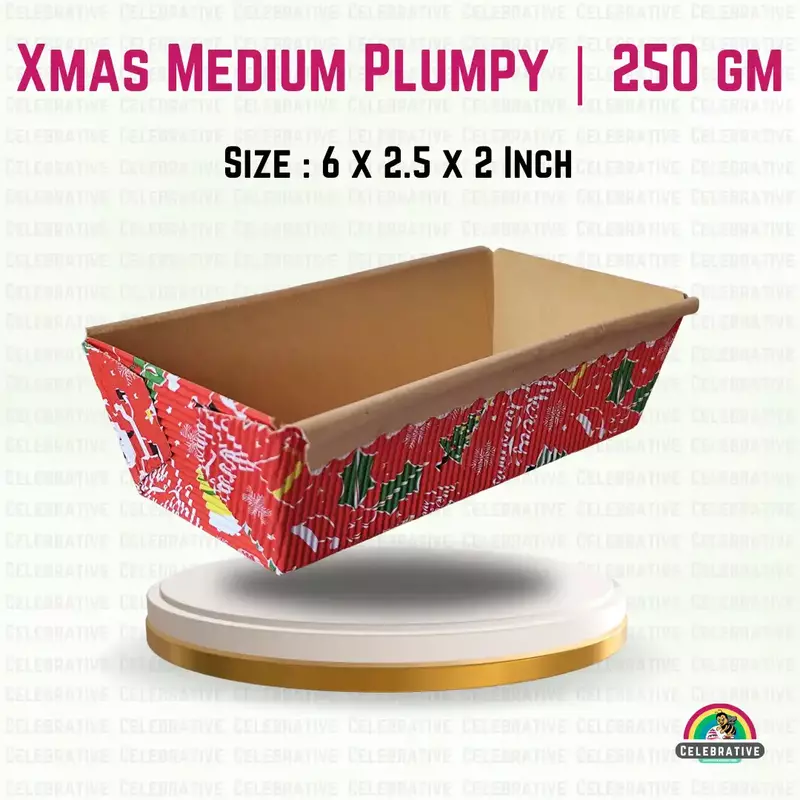Christmas Medium Paper Plumpy Mould 250 gm