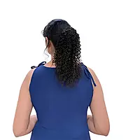 Kinky Curly Bun