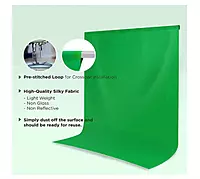 Colorsoft™ Green Screen with Background Stand, 8x10 Ft. Wide Green Backdrop with 9x9 Ft.