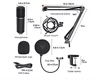 MAONO AU-PM420 USB Podcast Condenser Microphone