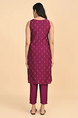 Women Jacquard Kurta