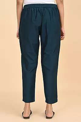 Women Ethnic Trousers - Blue