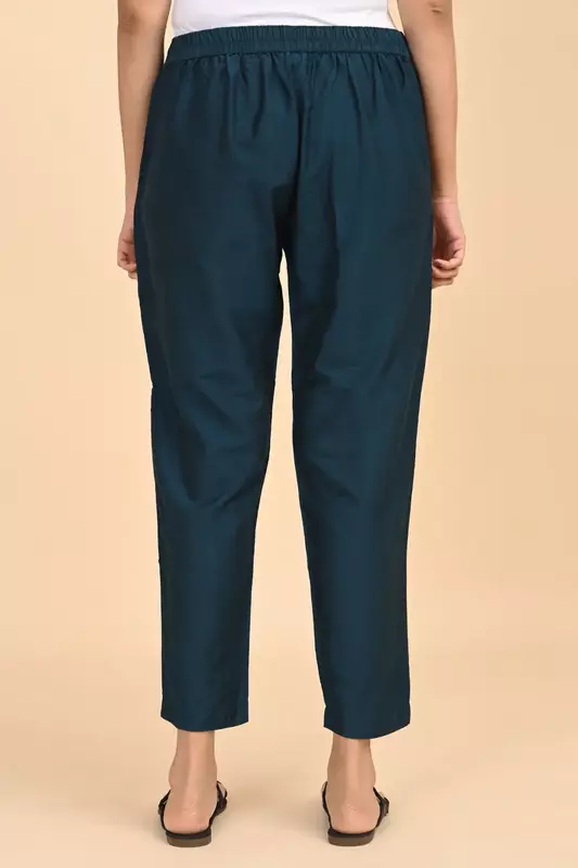 Women Ethnic Trousers - Blue