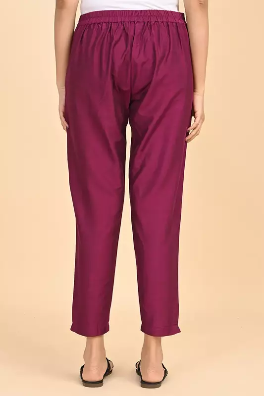 Women Ethnic Trousers - Pink