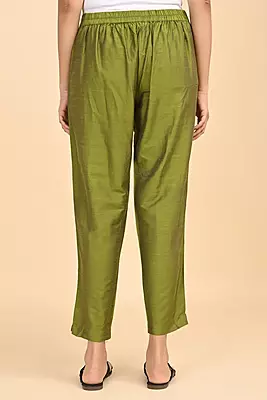Women Ethnic Trousers - Green