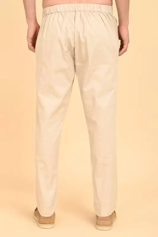 Men's Ethnic Trouser - Beige