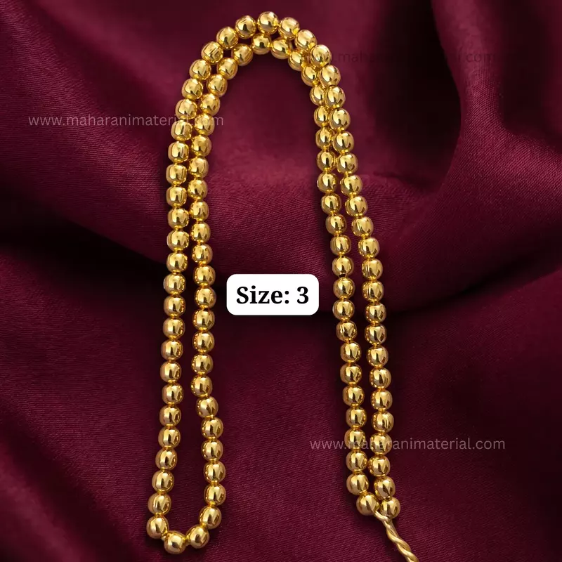 plain micro gold plated ball