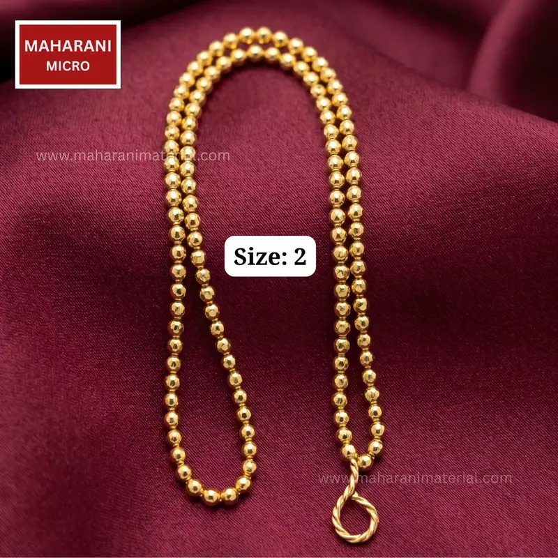 plain micro gold plated ball