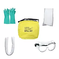 Oil Spill Response Kit | 15 Litre Capacity | Oil-Only Absorbents with PPE & Disposal Accessories