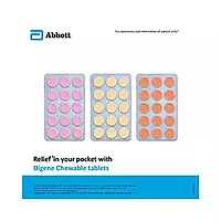 Digene Antacid Antigas Tablet | Fast Relief from Acidity, Gas & Heartburn | 15 Chewable Tablets
