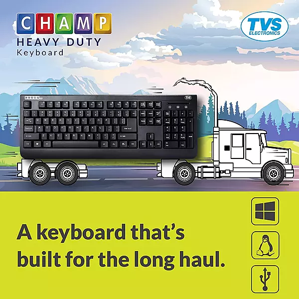 TVS CHAMP KEYBOARD