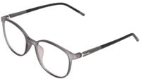 Unisex Square Spectacle Frame. Matte Grey Color Rim. Grey &Black Color Temple. Size-MEDIUM. Unisex Square Spectacle Frame. Matte Grey Color Rim. Grey &Black Color Temple. Size-MEDIUM.