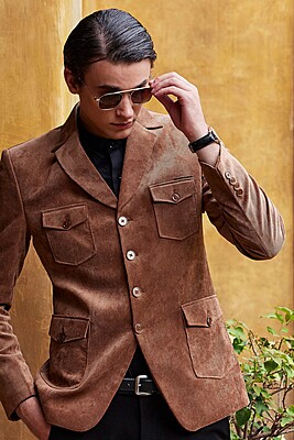 Cider and Black Luxe Coat