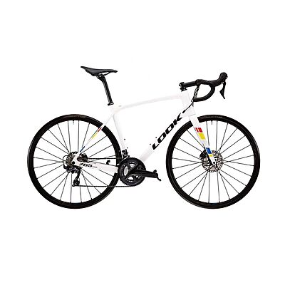 Look 765 Optimum DB Pro-Team White/Glossy ULT Shimano WH-RS370 Size-XS