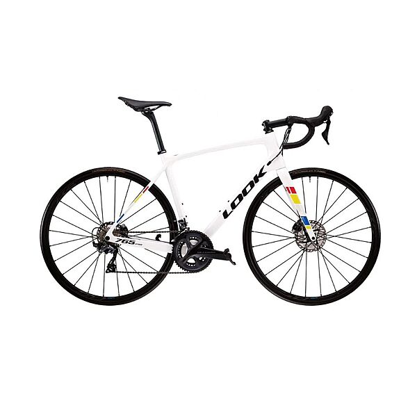 Look 765 Optimum DB Pro-Team White/Glossy ULT Shimano WH-RS370 Size-XS Look 765 Optimum DB Pro-Team White/Glossy ULT Shimano WH-RS370 Size-XS