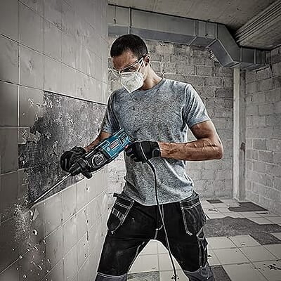 Bosch GBH 220 Corded Electric Rotary Hammer with SDS Plus, 720W , 2 J, 2.3 Kg, 3 Modes, For Concrete, Metal & Wood + Carrying case, 1 Year Warranty, Blue