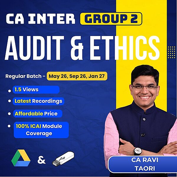 CA Inter Auditing & Ethics (Group 2) By CA Ravi Taori