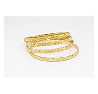 Gold Plated Bangles For Women & girls Set Of 2(2024008)
