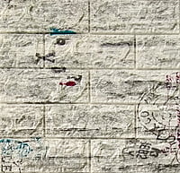 3D Self Adhesive Black & White Mix Brick Wall Stickers