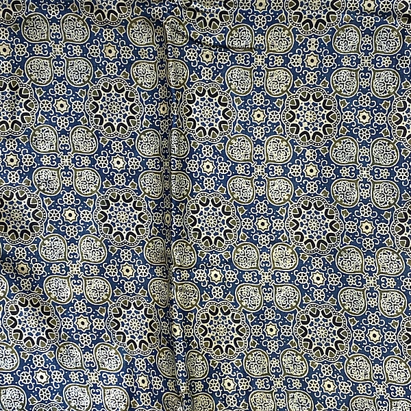 Mashru Silk Ajrakh Print #20
