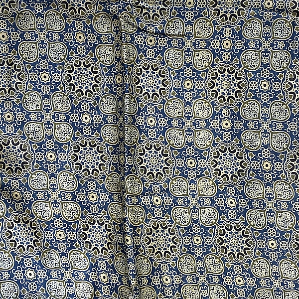 Mashru Silk Ajrakh Print #20