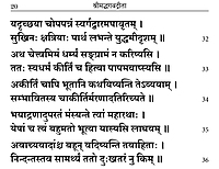 Srimad Bhagavad Gita Moolam Pocket (Sanskrit)