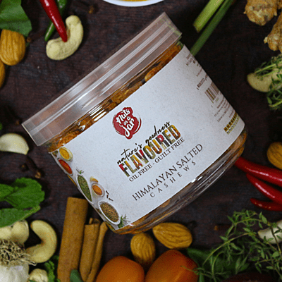 Oil Free Flavoured Himalayan Salted Cashews 250 Grams Oil Free Flavoured Himalayan Salted Cashews 250 Grams