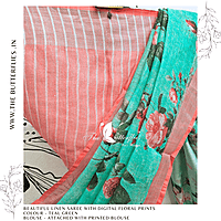 PURE LINEN SAREE YBRSLIN23433 PURE LINEN SAREE YBRSLIN23433