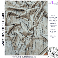 SEMI TUSSER SILK SAREE SFHSTSK23684 SEMI TUSSER SILK SAREE SFHSTSK23684