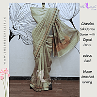 CHANDERI SILK COTTON SAREE DVFSCDS23787 CHANDERI SILK COTTON SAREE DVFSCDS23787