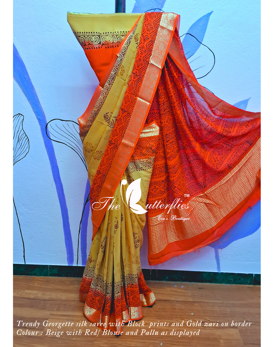 GEORGETTE SILK SAREE ORDSGRS24160