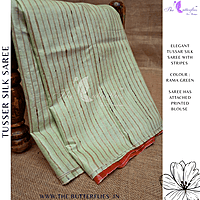 PURE TUSSER SILK SAREE YBRSTES24724 PURE TUSSER SILK SAREE YBRSTES24724